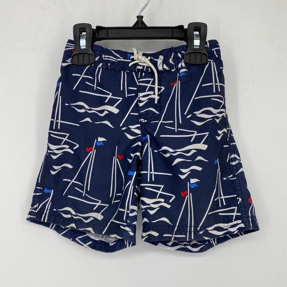 Janie & Jack Shorts Boys' Size 2T Blue Board High Rise Drawstrings Stretch